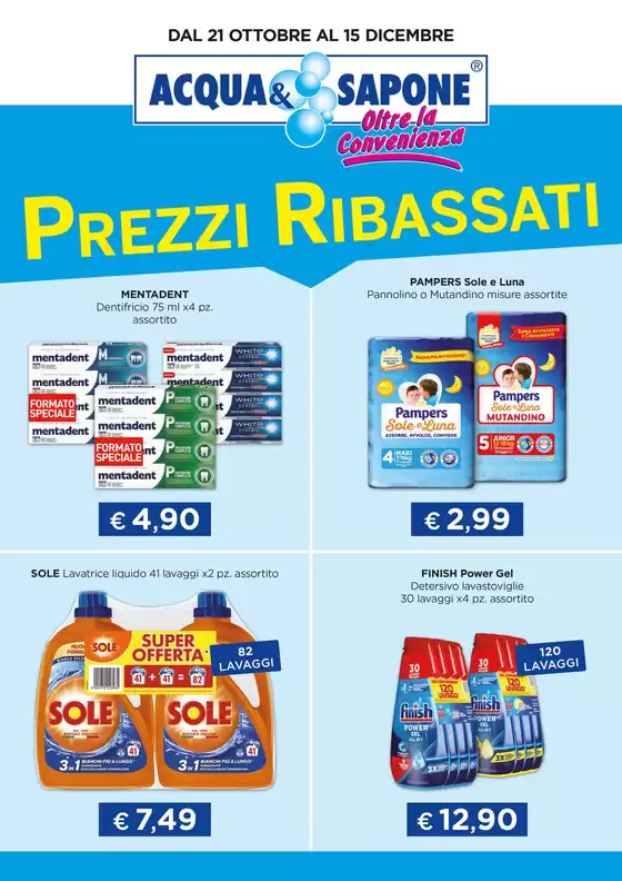 Volantino Acqua & Sapone a Milano | Prezzi Ribassati | 21/10/2024 - 15/12/2024