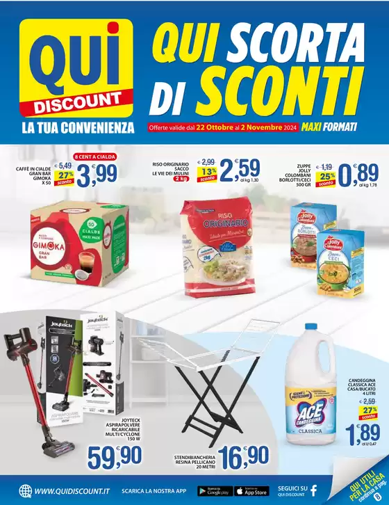 Volantino Qui Discount a Paternò | Scorta di sconti | 22/10/2024 - 2/11/2024