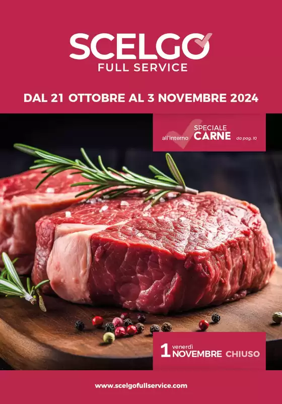 Volantino Scelgo | Speciale carne | 21/10/2024 - 3/11/2024