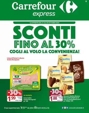 Volantino Carrefour Express | Sconti fino al 30% | 21/10/2024 - 30/10/2024