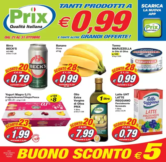 Volantino Prix a Brescia | Buono sconto | 21/10/2024 - 31/10/2024