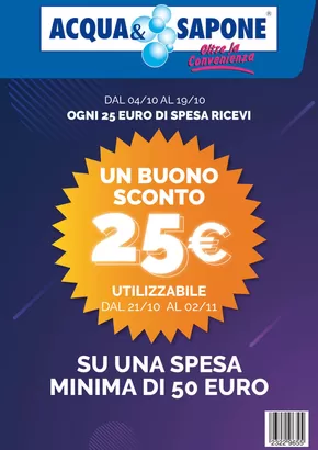 Offerte di Cura casa e corpo a Gambellara | Oltre la convenienza  in Acqua & Sapone | 21/10/2024 - 2/11/2024