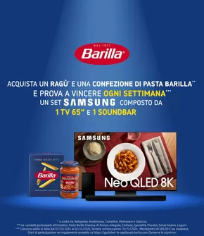 Volantino Barilla a Spigno Saturnia | Ragù Concorso Instant Win | 31/10/2024 - 1/12/2024