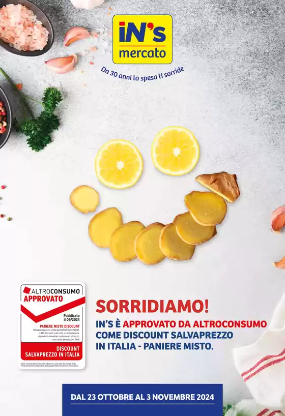 Volantino IN'S a Milano | Sorridiamo! | 23/10/2024 - 3/11/2024