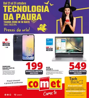 Volantino Comet a Senigallia | Tecnologia da paura! | 21/10/2024 - 31/10/2024