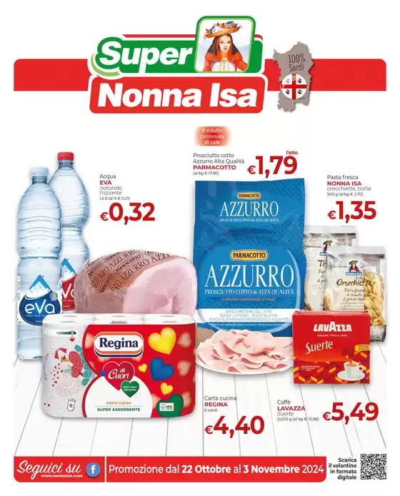 Volantino Nonna Isa a Ollastra | Promozione dal 22 ottobre al 3 Novembre 2024 | 21/10/2024 - 3/11/2024