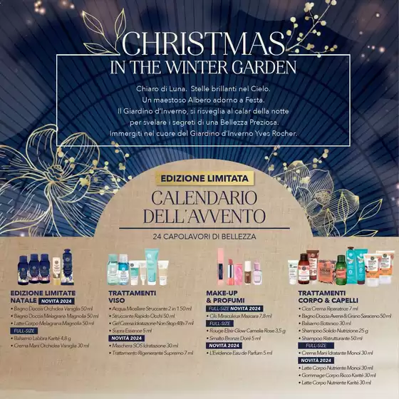 Volantino Yves Rocher a Roma | Christmas in the winter garden | 22/10/2024 - 23/12/2024