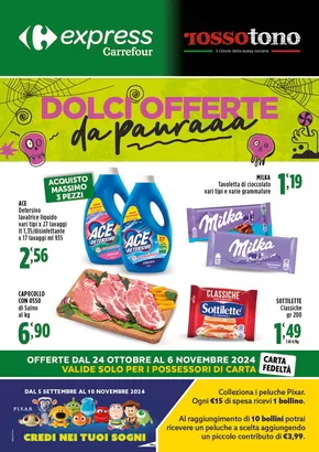 Volantino Carrefour Express | Dolci offerte da paura | 24/10/2024 - 6/11/2024