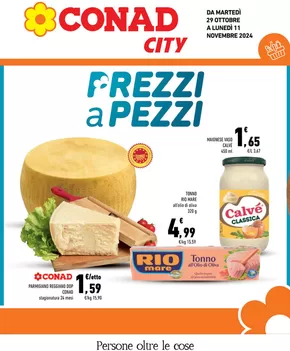 Offerte di Iper e super a Fonzaso | Prezzi a pezzi in Conad City | 29/10/2024 - 11/11/2024