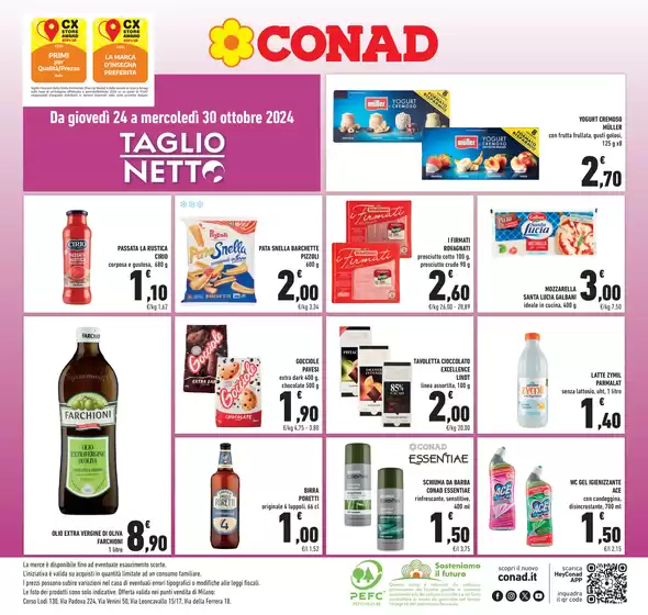 Volantino Conad a Milano | Taglio netto | 24/10/2024 - 30/10/2024