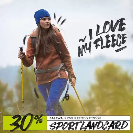 Volantino Sportland a Moniga del Garda | I love my fleece | 22/10/2024 - 31/12/2024