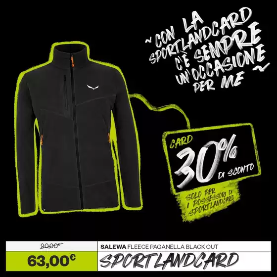 Volantino Sportland a Moniga del Garda | I love my fleece | 22/10/2024 - 31/12/2024