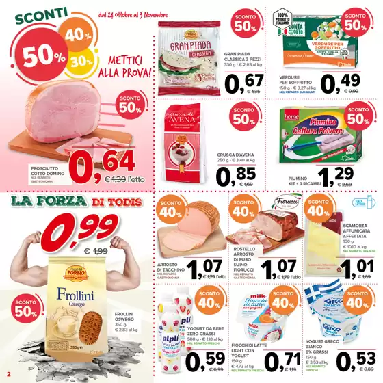 Volantino Todis a Salerno | Sconti 30%40%50% | 24/10/2024 - 3/11/2024