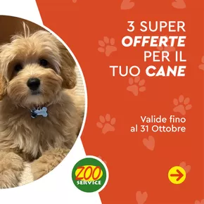 Offerte di Animali a Trapani | 3 super offerte per il tua cane in Zoo Service | 22/10/2024 - 31/10/2024