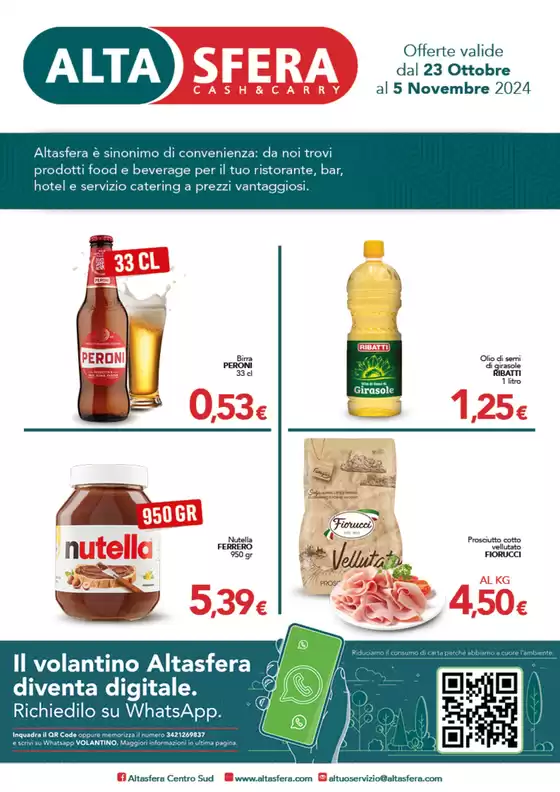 Volantino Altasfera a Quattromiglia | Offerte valide dal 23 ottobre al 5 novembre 2024 | 23/10/2024 - 5/11/2024