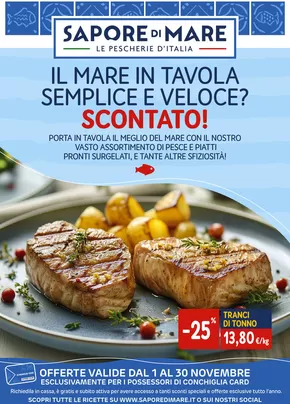 Offerte di Iper e super a Montecastrilli | Il mare in tavola semplice e veloce? Scontato! in Sapore di Mare | 1/11/2024 - 30/11/2024