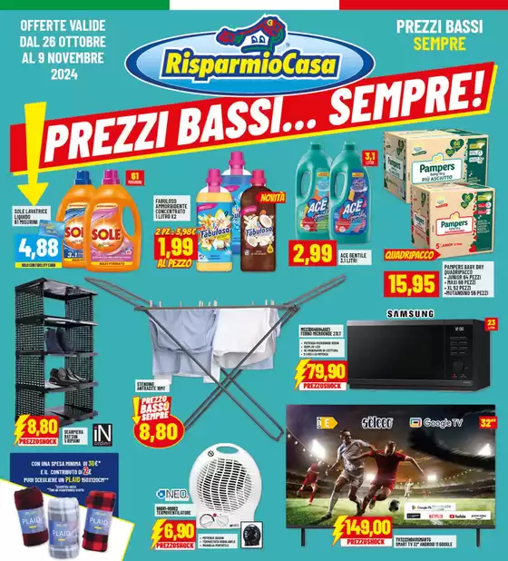 Volantino Risparmio Casa a Forano | Prezzi bassi... sempre! | 26/10/2024 - 9/11/2024