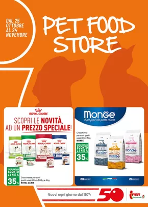 Offerte di Animali a Locate di Triulzi | Pet Food Store in Iper La grande i | 25/10/2024 - 24/11/2024