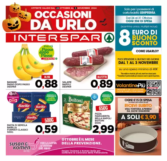 Volantino Interspar a Lavello | Occasioni da urlo | 24/10/2024 - 3/11/2024