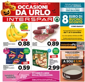 Offerte di Iper e super a Rocca Imperiale | Occasioni da urlo in Interspar | 24/10/2024 - 3/11/2024