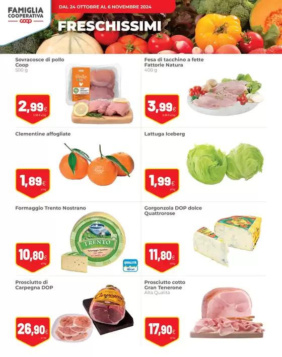 Volantino Coop a Denno | Super offerte | 24/10/2024 - 6/11/2024