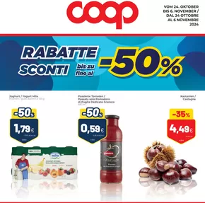 Volantino Coop a Denno | Rabatte bis zu 50% | 24/10/2024 - 6/11/2024