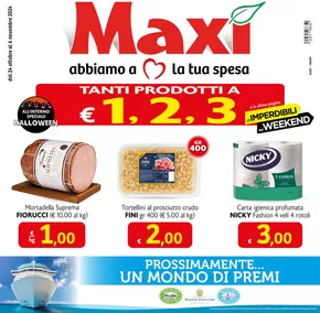 Volantino Maxì a Zelarino | Tanti prodotti a 1, 2, 3 euro | 24/10/2024 - 6/11/2024