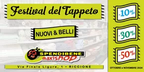 Offerte di Cura casa e corpo a Coriano | Festival del tappeto  in Spendibene Maxishop | 24/10/2024 - 30/11/2024