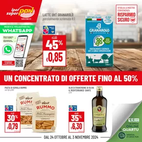 Offerte di Iper e super a Tresnuraghes | Un concentrato di offerte fino al 50% in Superpan | 24/10/2024 - 3/11/2024