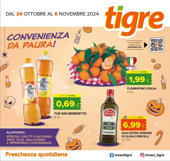 Volantino Tigre a Tagliacozzo | Convenienza da paura | 24/10/2024 - 6/11/2024