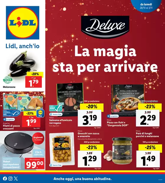 Volantino Lidl a Catania | La magia sta per arrivare | 28/10/2024 - 3/11/2024