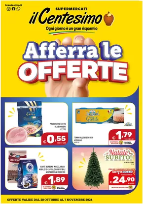 Volantino Il Centesimo a Misterbianco | Afferra le offerte | 28/10/2024 - 7/11/2024