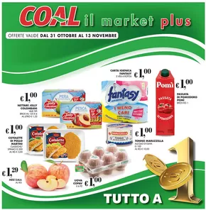 Offerte di Iper e super a Castelliri | Tutto a 1 euro. in Coal | 31/10/2024 - 13/11/2024