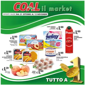 Volantino Coal a Sulmona | Tutto a 1 euro! | 31/10/2024 - 13/11/2024