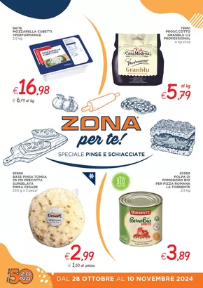 Volantino ZONA a Empoli | Speciale Pinse e schiacciate | 28/10/2024 - 10/11/2024