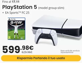 Volantino GameStop a Roma | PlayStation 5 & Nintendo Switch | 25/10/2024 - 17/11/2024