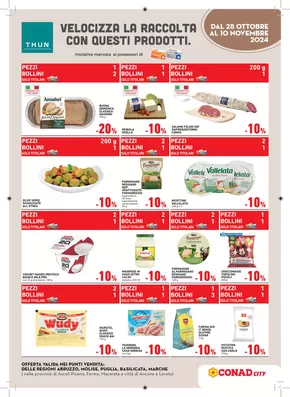 Offerte di Iper e super a Bari | Velocizza la raccolta con questi prodotti! in Conad City | 28/10/2024 - 10/11/2024