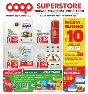 Volantino Superstore Coop a Giurdignano | Dal 31 ottobre al 11 novembre 2024 | 31/10/2024 - 11/11/2024