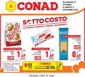 Volantino Conad a Castelnuovo di Farfa | Sottocosto | 31/10/2024 - 12/11/2024