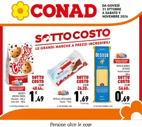 Volantino Conad a Città di Castello | Sottocosto | 31/10/2024 - 9/11/2024