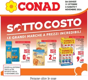 Offerte di Iper e super a Vernio | Sottocosto in Conad | 31/10/2024 - 13/11/2024