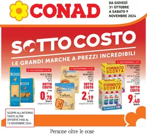 Volantino Conad a Pré-Saint-Didier | Sottocosto | 31/10/2024 - 13/11/2024