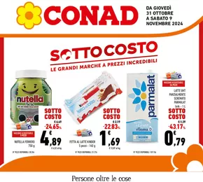 Offerte di Iper e super a Laureana di Borrello | Sottocosto in Conad | 31/10/2024 - 9/11/2024