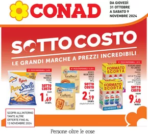 Offerte di Iper e super a Aritzo | Sottocosto in Conad | 31/10/2024 - 13/11/2024