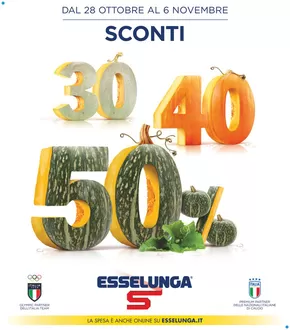 Volantino Esselunga a Sassuolo | 30-40-50% | 28/10/2024 - 6/11/2024