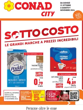 Volantino Conad City a Austis | Sottocosto | 31/10/2024 - 13/11/2024