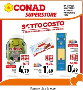 Volantino Conad Superstore a Città di Castello | Sottocosto | 31/10/2024 - 9/11/2024