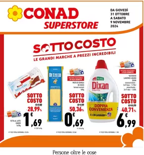 Volantino Conad Superstore a Napoli | Sottocosto | 31/10/2024 - 9/11/2024