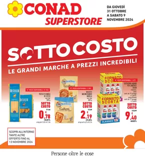 Volantino Conad Superstore a Mattie | Sottocosto | 31/10/2024 - 13/11/2024