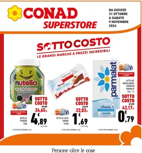 Volantino Conad Superstore a Rende | Sottocosto | 31/10/2024 - 9/11/2024